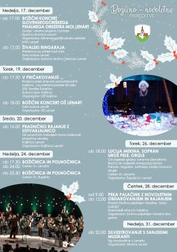 Božično-novoletne prireditve v Lenartu 2